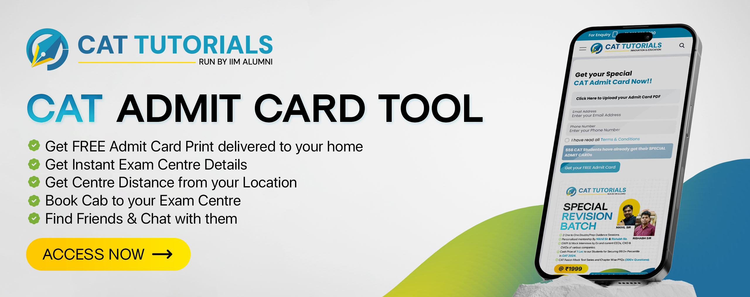 CAT Admit Card Tool | Get FREE CAT Admit Card Print